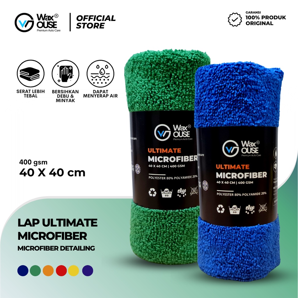 Jual Kain Lap Microfiber Mobil Motor Dari Waxouse Lap Ultimate