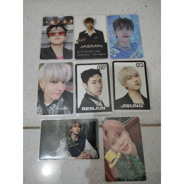 Wts Photocard Jaemin Agent, Jeno Agent, Haechan pilek/scratch, Ji-Sung agent Kumon, Nabon