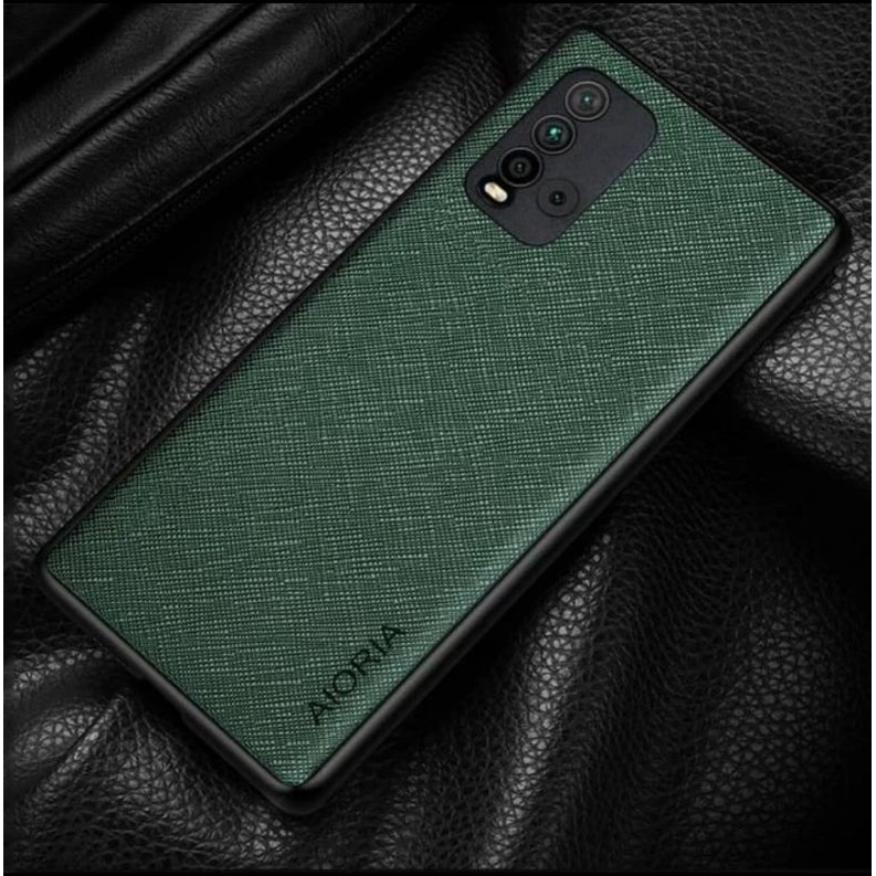 Poco M5 case canvas cross pattern premium case