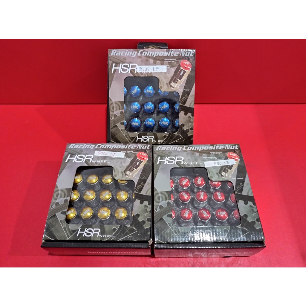 Mur Roda Mobil Racing HSR Isi 20 Untuk Sigra Avanza Brio Jazz Ayla Mobilio dll Murah