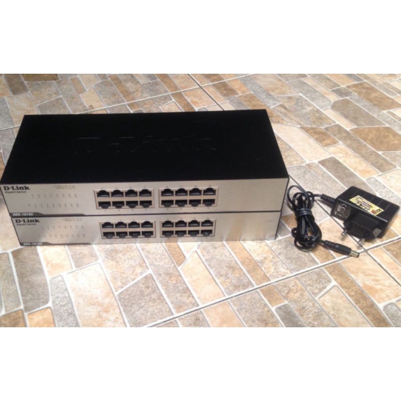 Jual switch hub bekas DLINK DGS 1016C 16 port gigabite Shopee Indonesia
