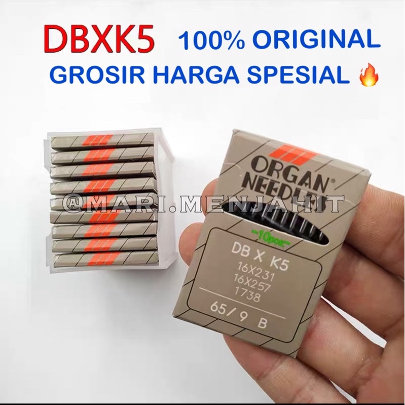 Jarum Jahit Bordir Komputer DBxK5 - ORGAN Original Japan