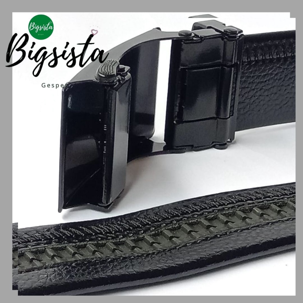 Ikat Pinggang Rel Pria Ukuran Jumbo Gesper Cowok Gendut Rell Otomatis Panjang Bigsize