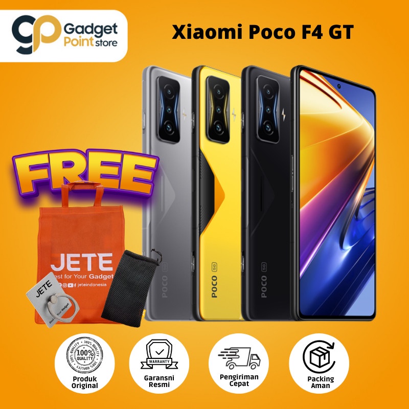 Xiaomi Poco F4 GT 12/256GB Snapdragon® 8 Gen 1 6,67&quot; Amoled Display - Garansi Resmi 1 Tahun