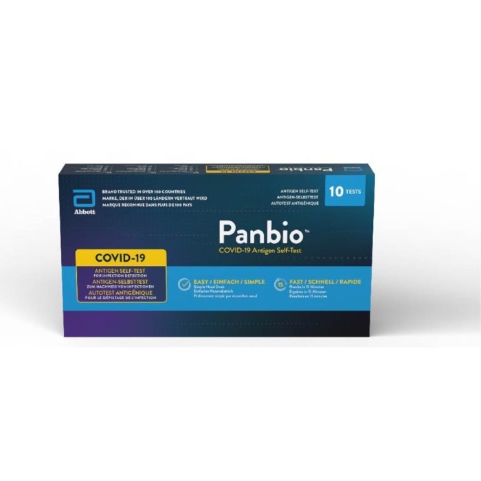Panbio Abbott Antigen - 1 box 10 - Nasal - Singapore