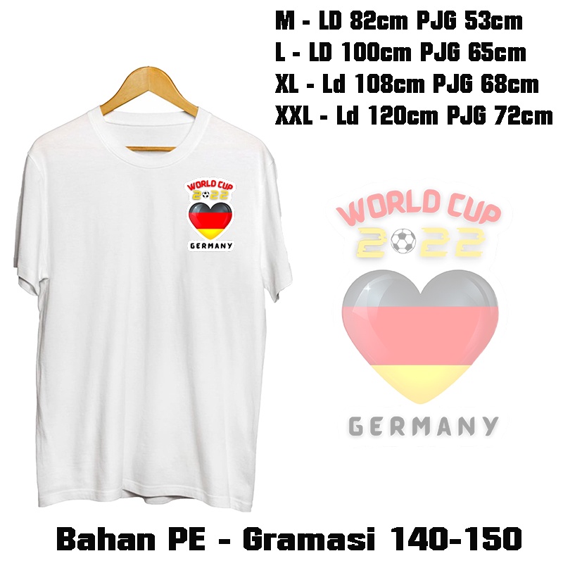 Baju Germany Piala dunia Unisex