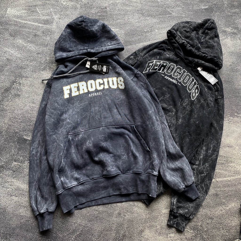 Jaket Sweater Hoodie FEROCIOUS JEANS SANDWASH / Hoodie Pria / Hoodie Wanita Available M L XL Casual Good Brand Quality Original (Fulltag) Realpict - FREE STICKER