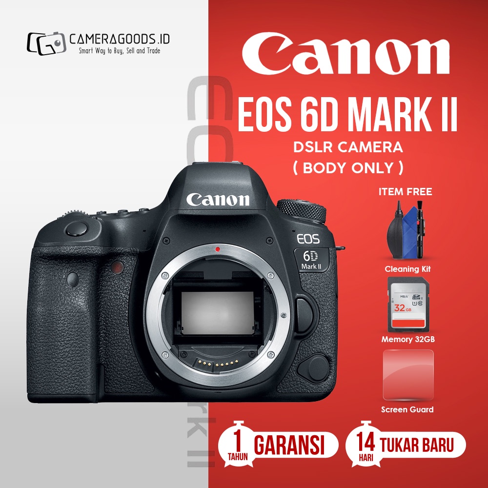 NEW Canon EOS 6D Mark II Body Only - LIMITED STOCK