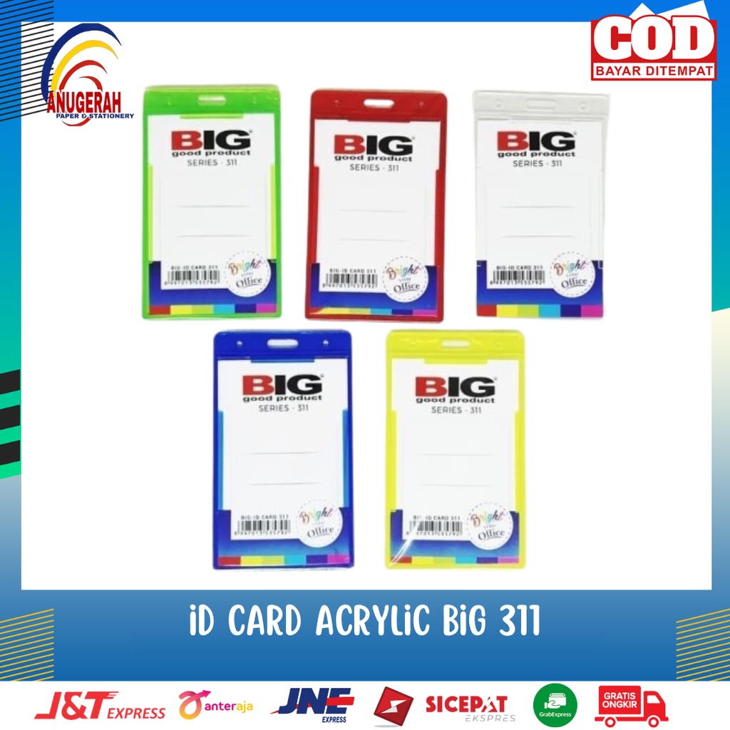 

ID CARD ACRYLIC BIG 311 (PCS)