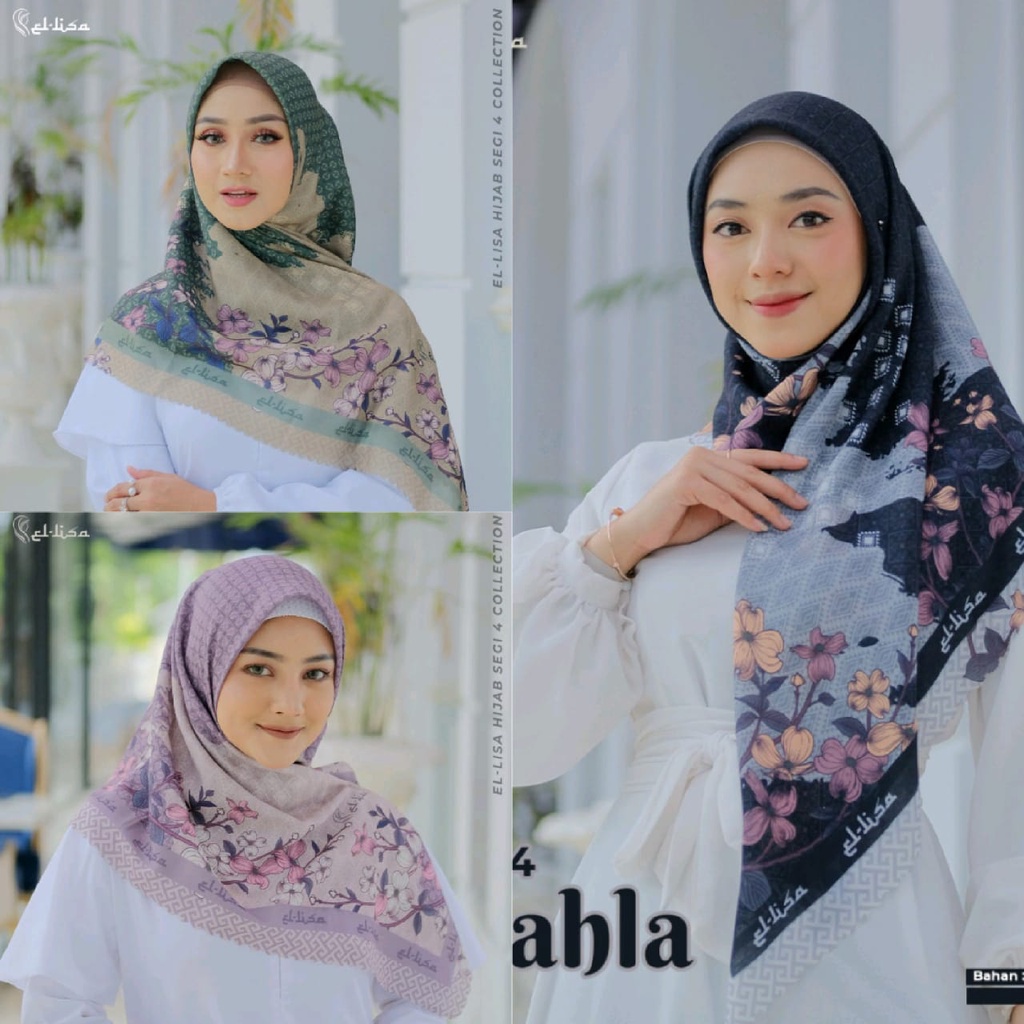 Hijab Segi Empat Syahla Scarf By Ellisa