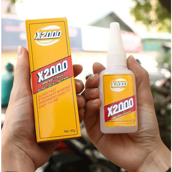 

LEM X2000 WHITETIGER 50ml Perekat Kuat untuk semua bahan