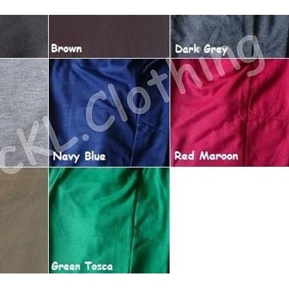 Bahan Kain Fleece Cotton Katun Celana Jaket Training Varsity