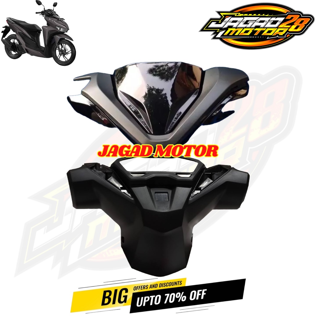 Batok Kepala Depan Honda Vario 125 150 New Led 2018 2019 2020 2021 Hitam Doff / Batok Kepala Totok Depan Belakang Honda Vario 150 125 New Led 2018 2019 2020 2021 Hitam Doff