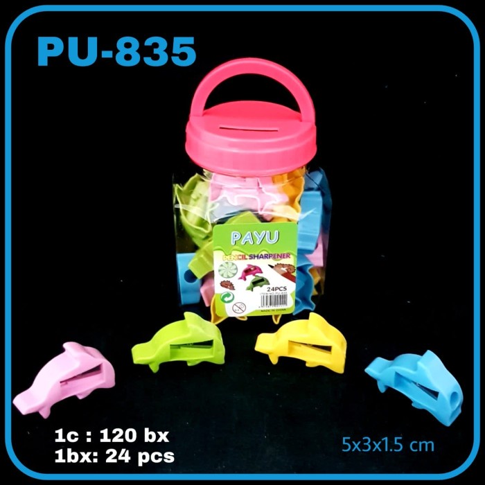 

Rautan toples tabung bentuk dolphin lumba isi 24 RATU.SHOP25