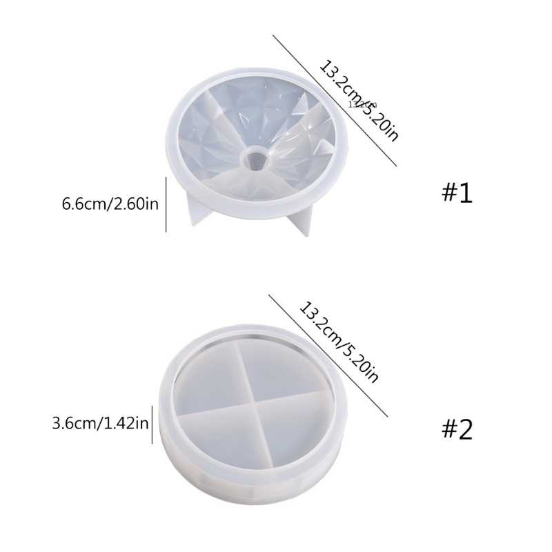 Siy Cetakan Resin Epoksi Bentuk Bulat Multilayer Untuk Membuat Perhiasan DIY