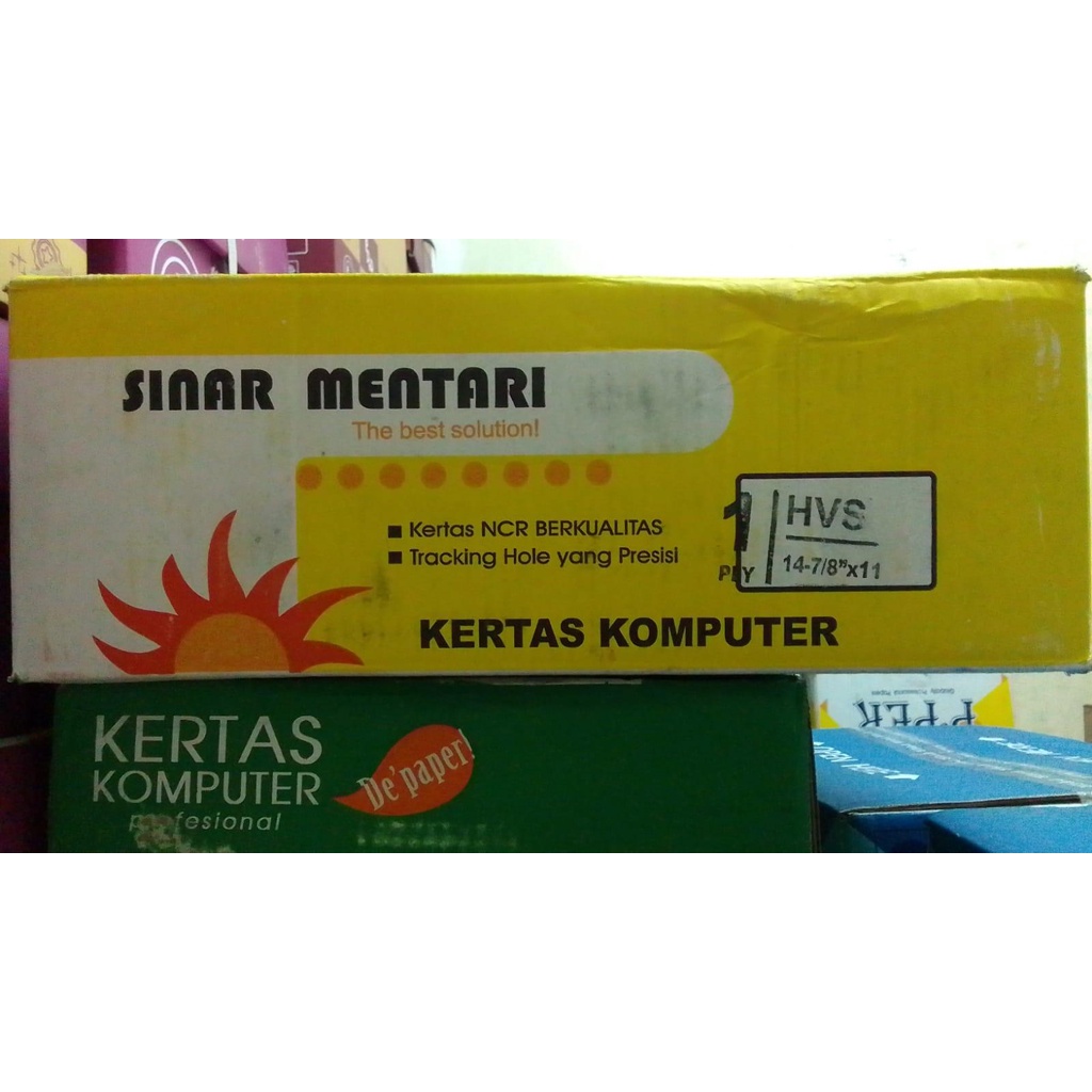 

Office One-Continous form 14 7/8 x 11 1 ply dan 1ply/2 SINTARI