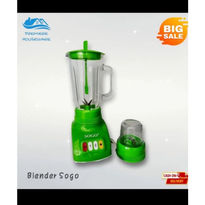 SOGO BLENDER PLASTIK 2IN1