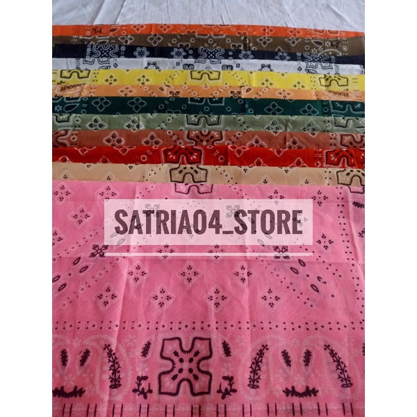 slayer motif bandana SCRAFt syal masker kain ikat kepala ikat leher ikat rambut