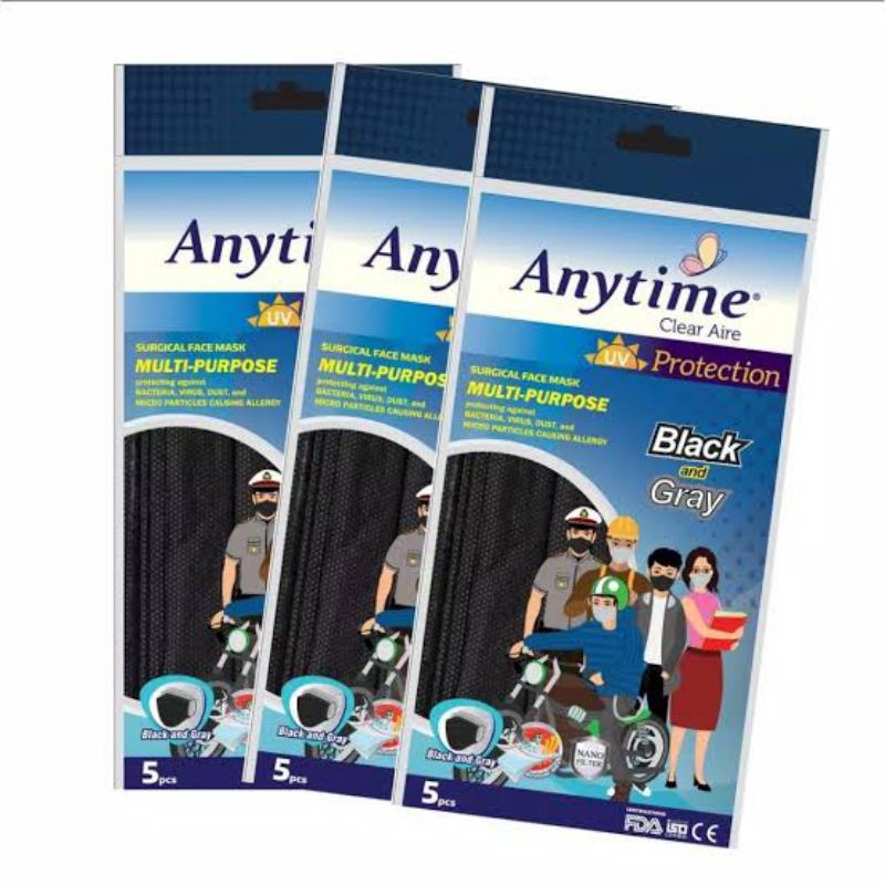 Masker Anytime Surgical Face Mask isi 5