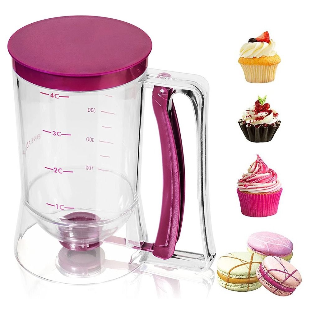 [Elegan] Batter Dispenser Muffin Tahan Panas Pancake Ukur Handheld Alat Baking