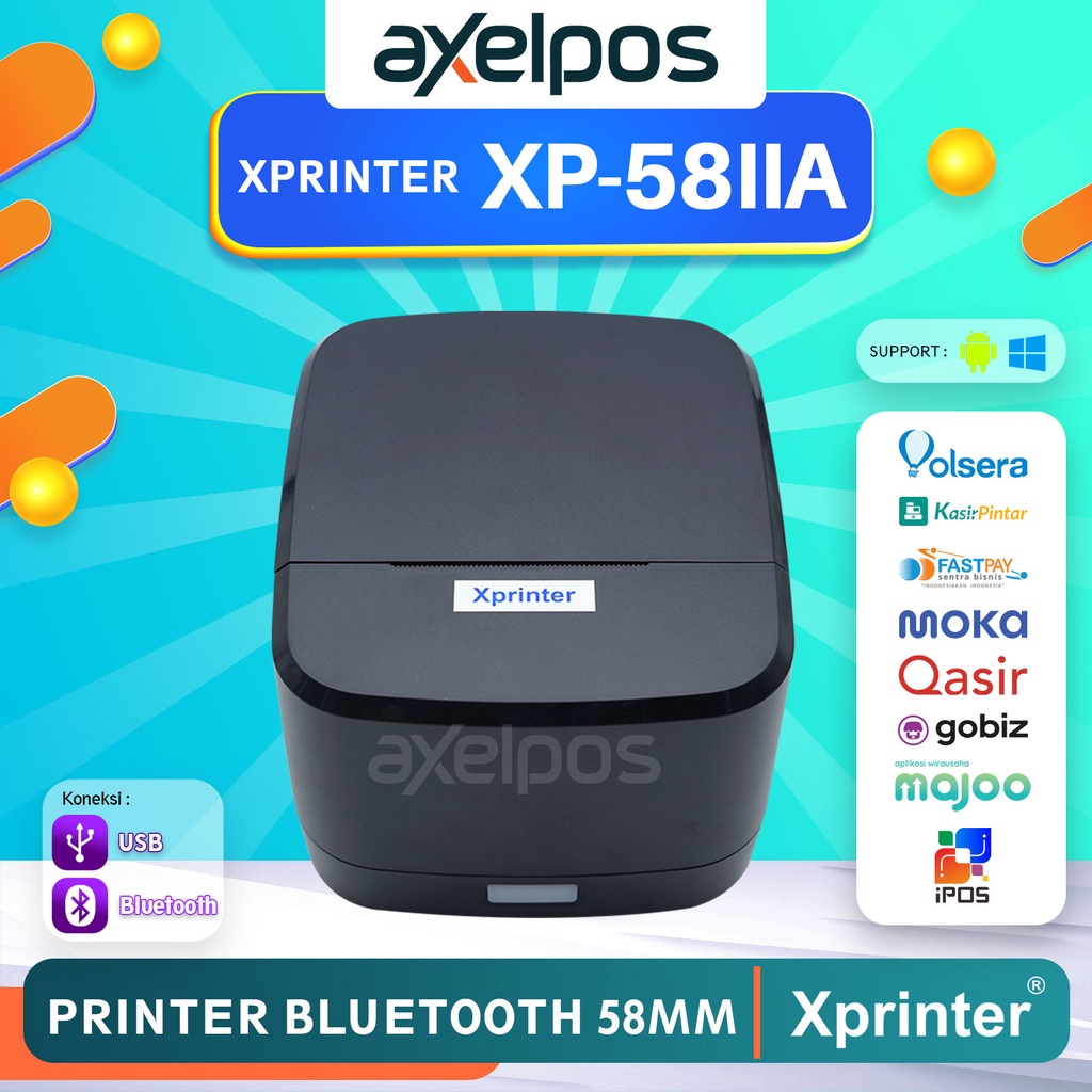 PRINTER BLUETOOTH THERMAL KASIR 58MM XPRINTER XP58IIA / XP 58IIA