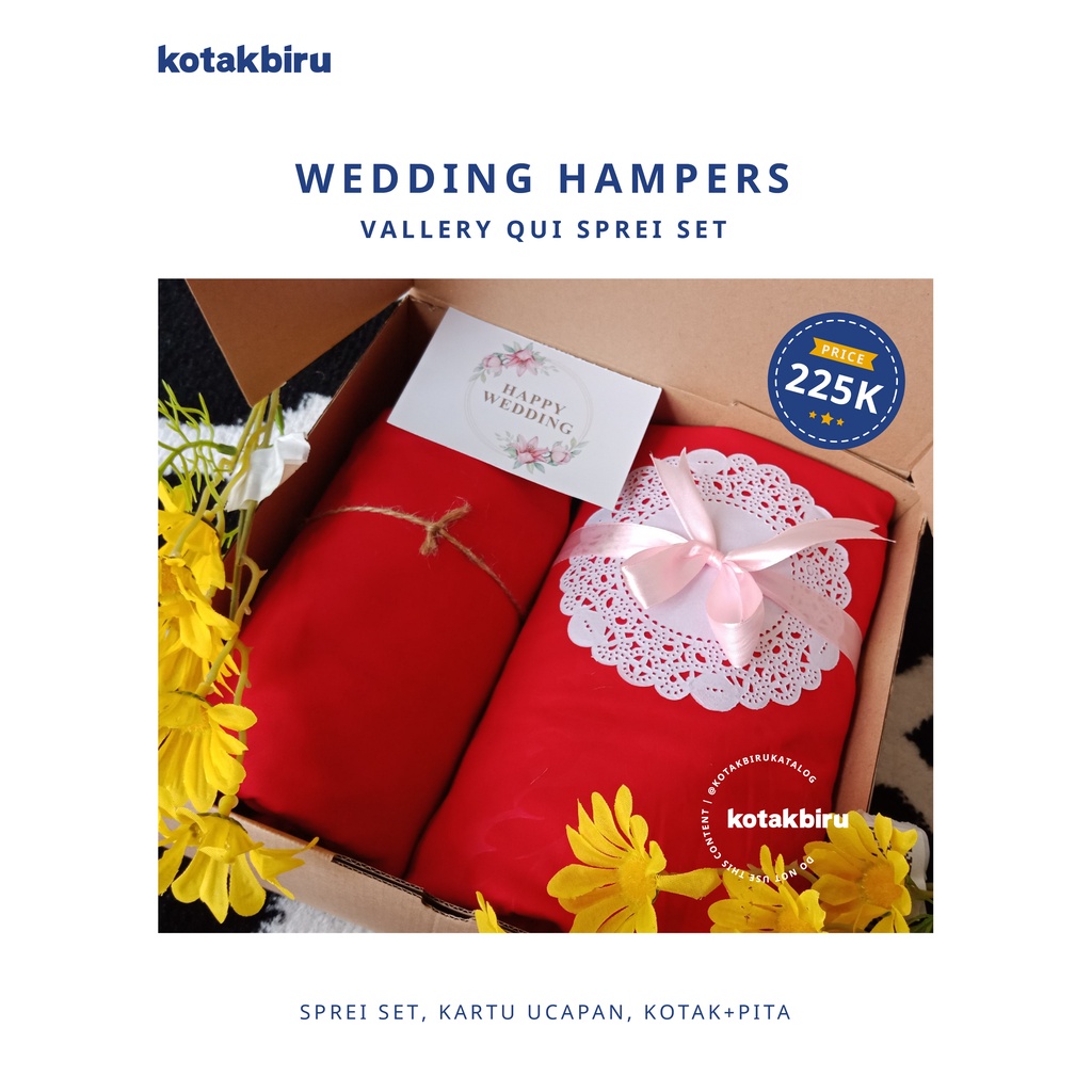 Hampers Sprei / Hampers Wedding / Kado Pernikahan