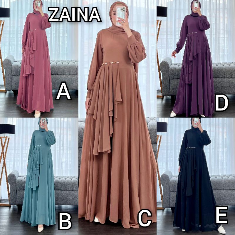 GLAMZ DRESS PREMIUM ZAINA MAXI ORI GLZ