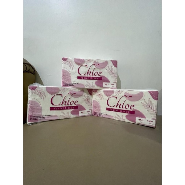 Chloe/fany Facial Tissue / tisu wajah 1kg / tissue wajah muka lembut ekonomis