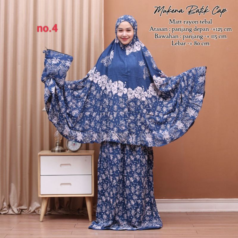 Putri Dania Mukena Dewasa Rayon Premium Liney All over