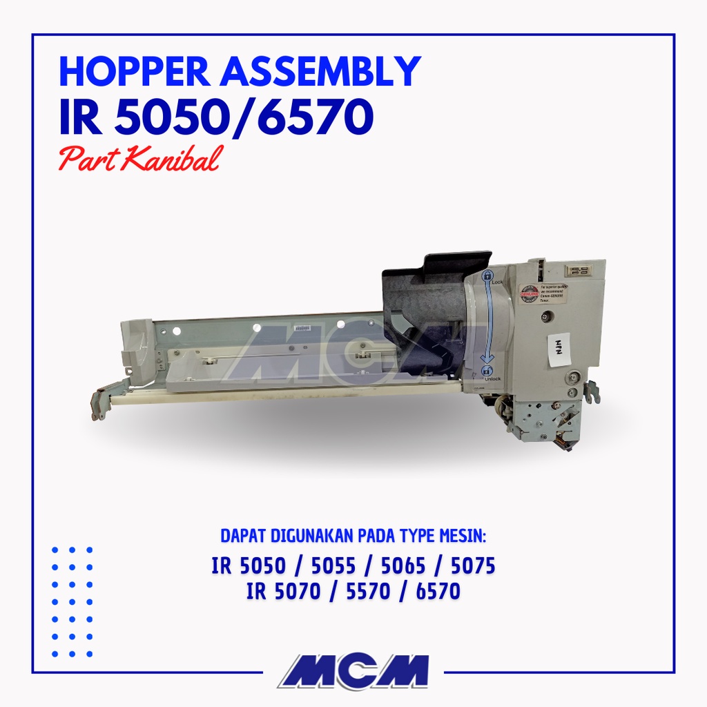 HOPPER ASSEMBLY MESIN FOTOCOPY CANON IR 5050 5070 6570 - PART KANIBAL
