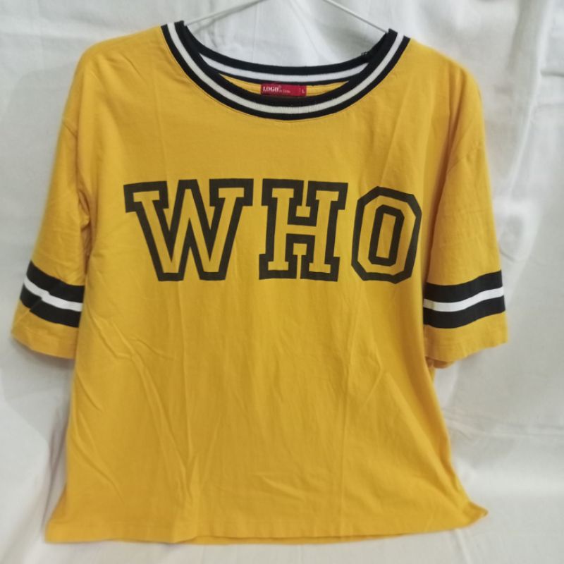 Kaos Casual Kuning Mustard