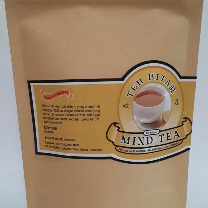 

TEH HITAM MINDTEA 100 GRAM