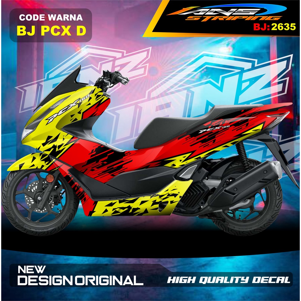 DECAL STICKER FULL BODY PCX 150 / DECAL STICKER MOTOR HONDA PCX 160 / STIKER FULL BODY PCX HIGH QUALITY / STIKER MOTOR