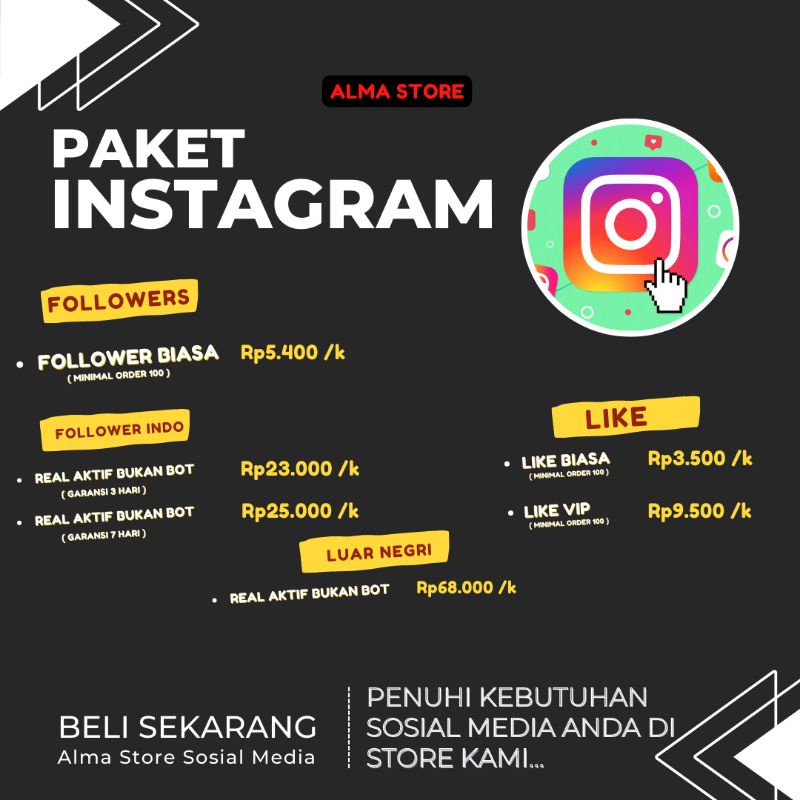 PAKET Follower IG