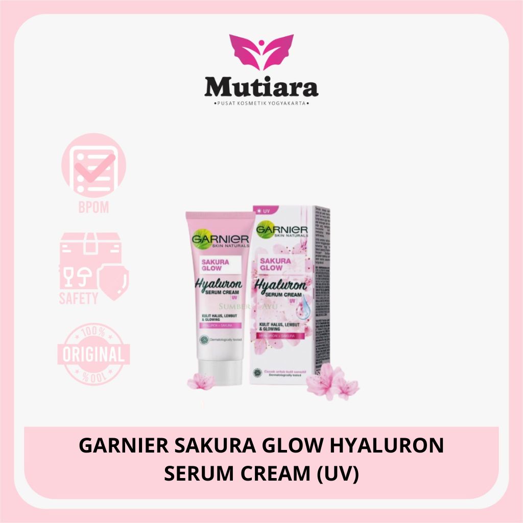 GARNIER SAKURA GLOW HYALURON SERUM CREAM (UV)