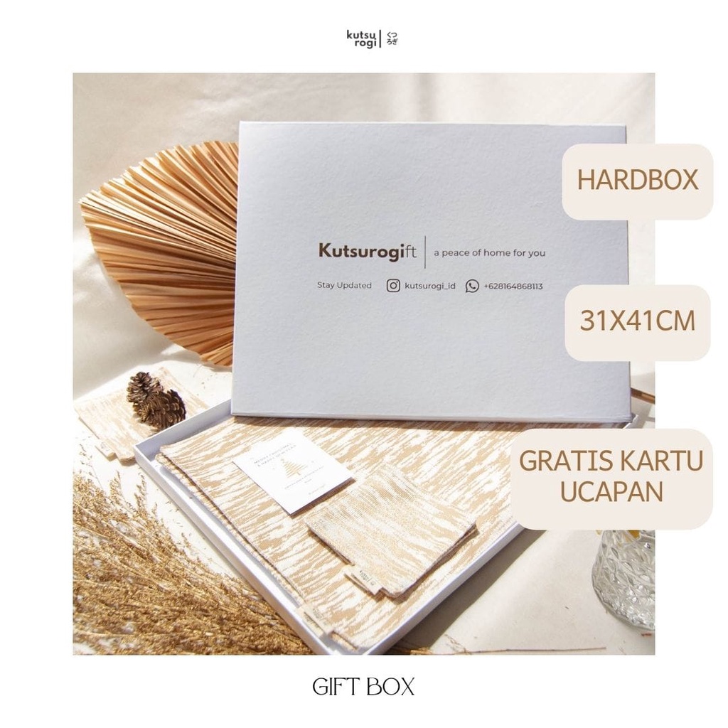 

Gift Box Hard Cover Kutsurogift Ukuran 31x41