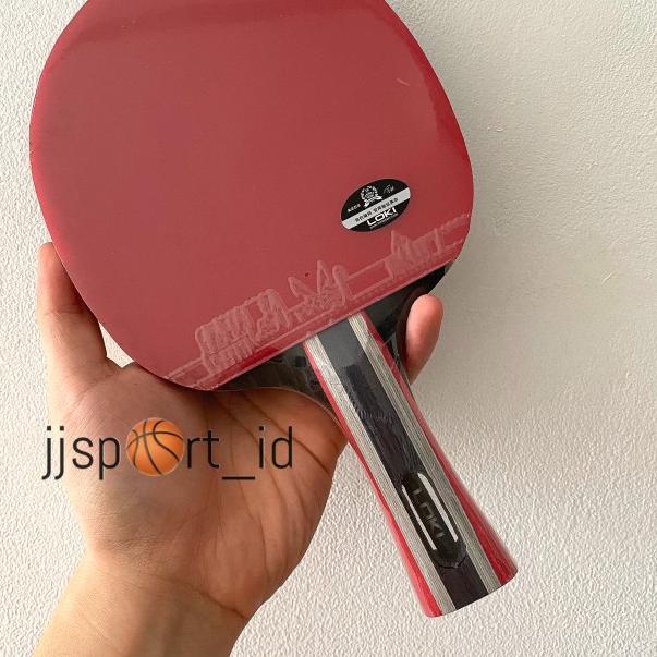 Bet Pingpong Bat Tenis Meja Bat Pingpong LOKI 3star Carbon ORIGINAL