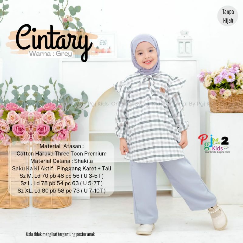 CINTARY SET ORI PGJ KIDS • Setelan Anak Perempuan