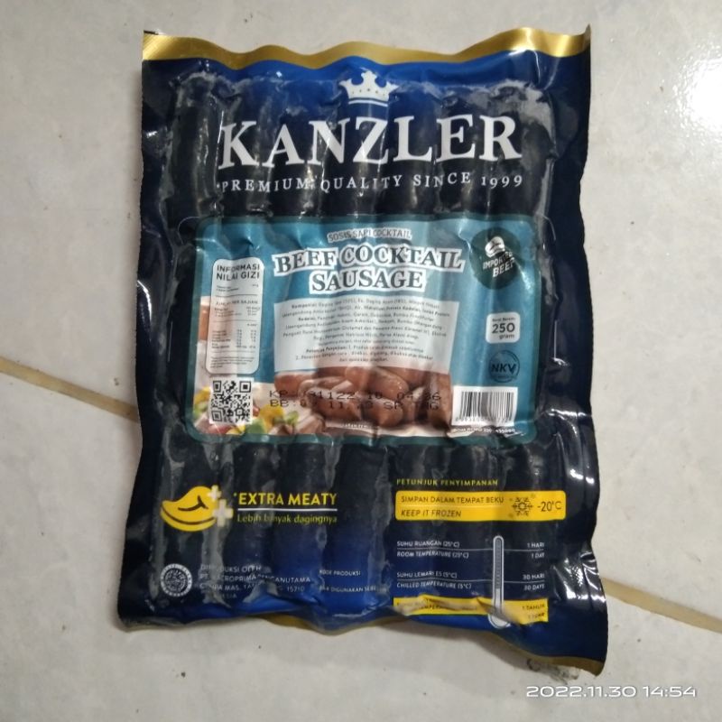 

KANZLER BEEF COCKTAIL SAUSAGE 250GR