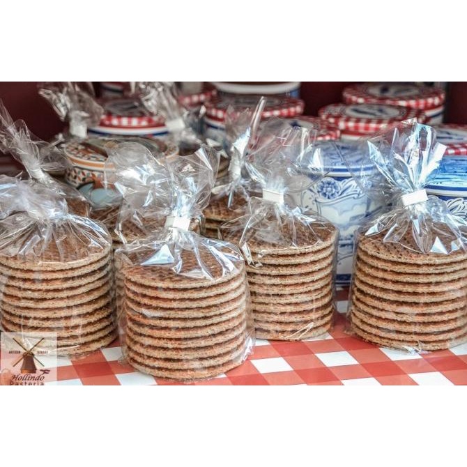 

The Original Dutch Amsterdamse Caramel Stroopwafels [10 x 10cm]
