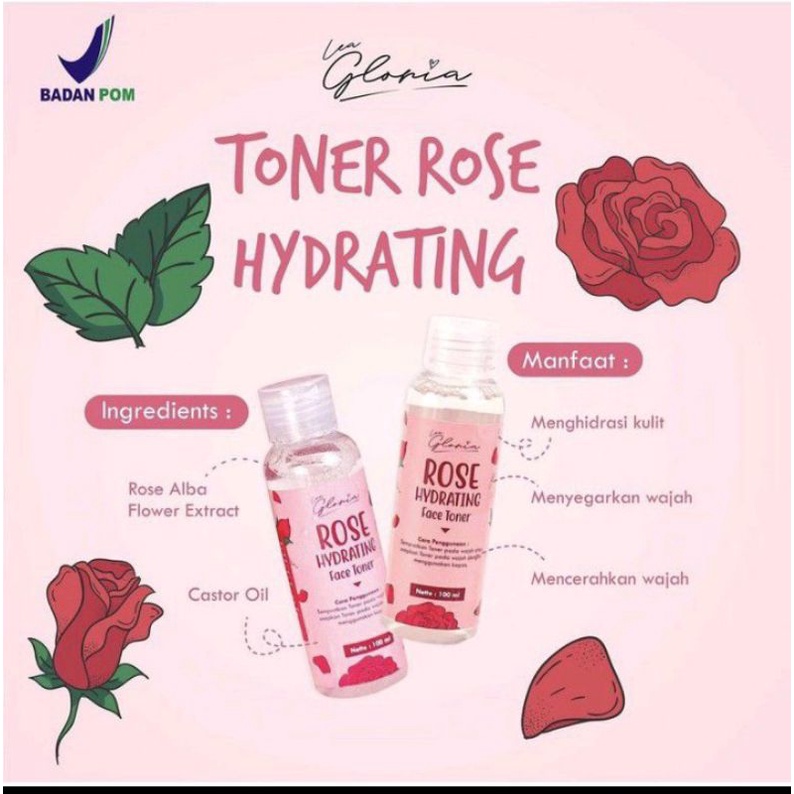 Lea Gloria Face Toner Wajah By Lea Gloria BPOM Original 100ml Mist
