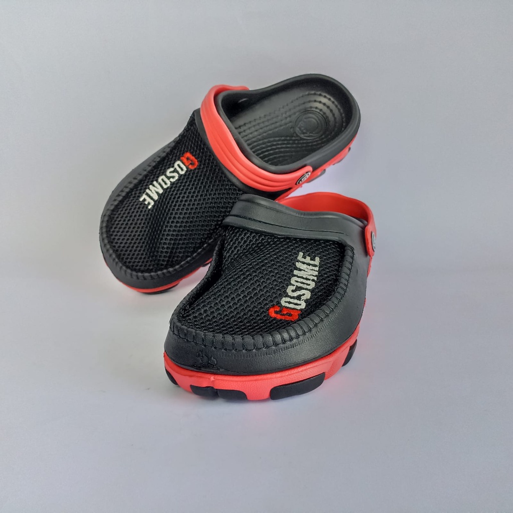 Sandal Baim Karet Gosome 919M Sandal Kodok Unisex upper fabric Jaring Size 40-40