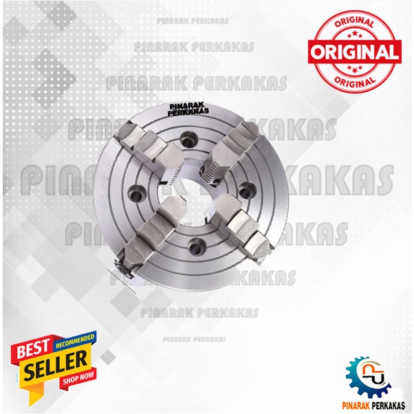 Chuck Bubut 16" 4 Jaw | Claw Bubut 4 Jaw | Catok Kepala Bubut 16 Inch Bola Dunia/Universal