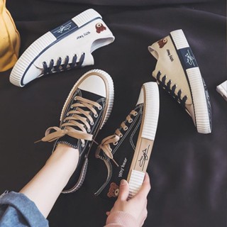 Image of SEPATU SNEAKERS KOREA WANITA TEDDY BEAR LUCU BR-01