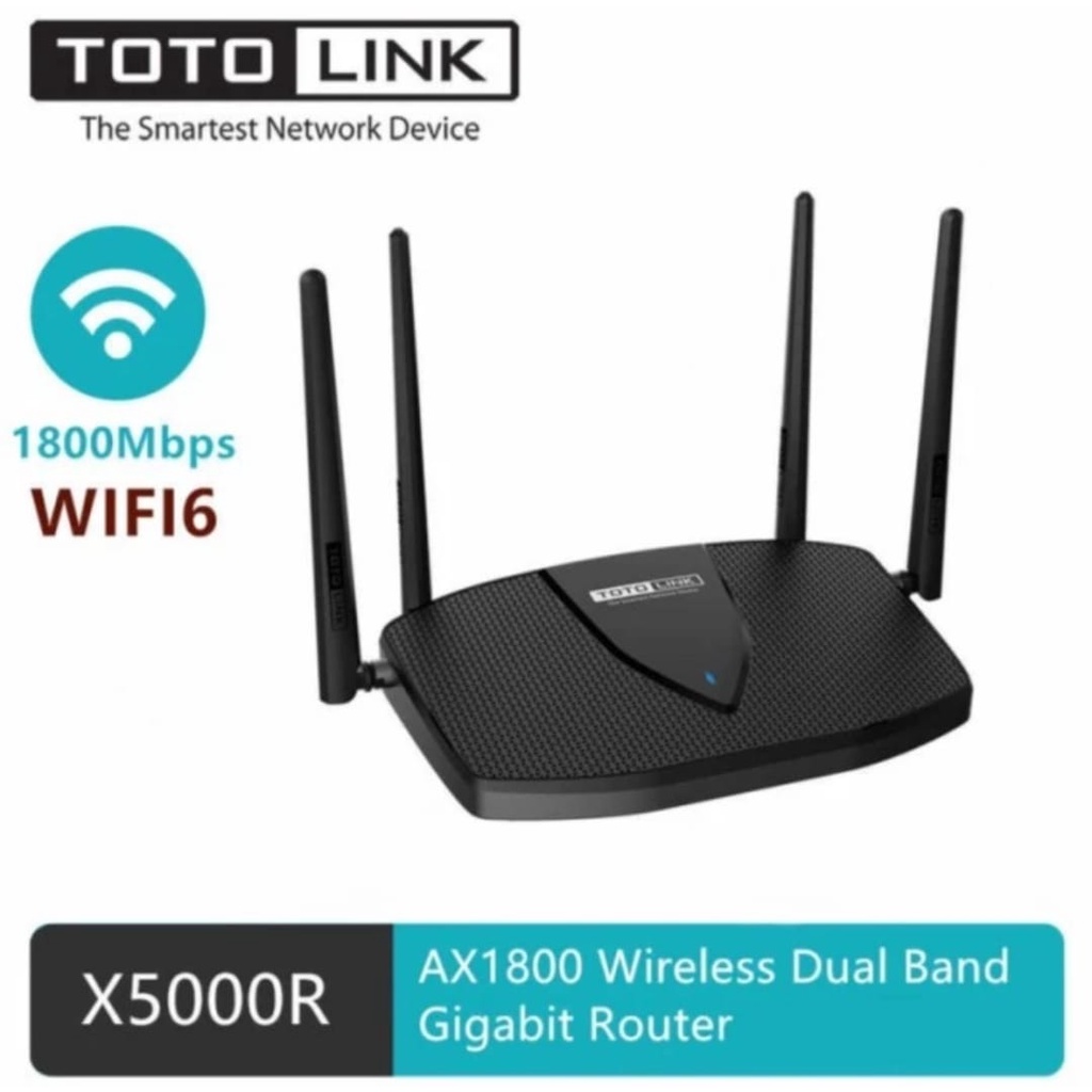 Router Totolink X5000R AX1800 Wifi 6 Dual Band Gigabit