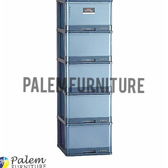 

LEMARI PLASTIK EXCEL SUSUN 5 LION STAR L5 stock ready