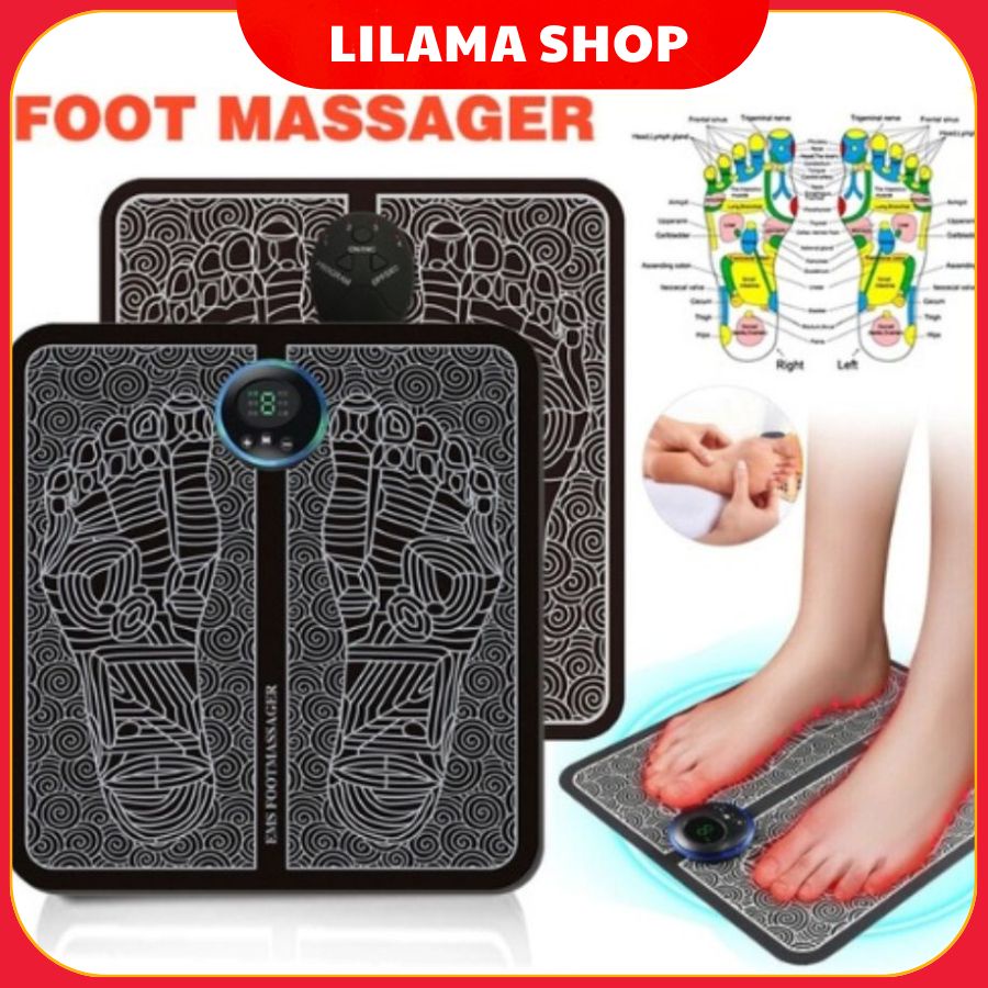 Pijat Kaki EMS Pad USB Charging Mat Origianal Tikar Pijat Kaki Jepang EMS Foot Massager