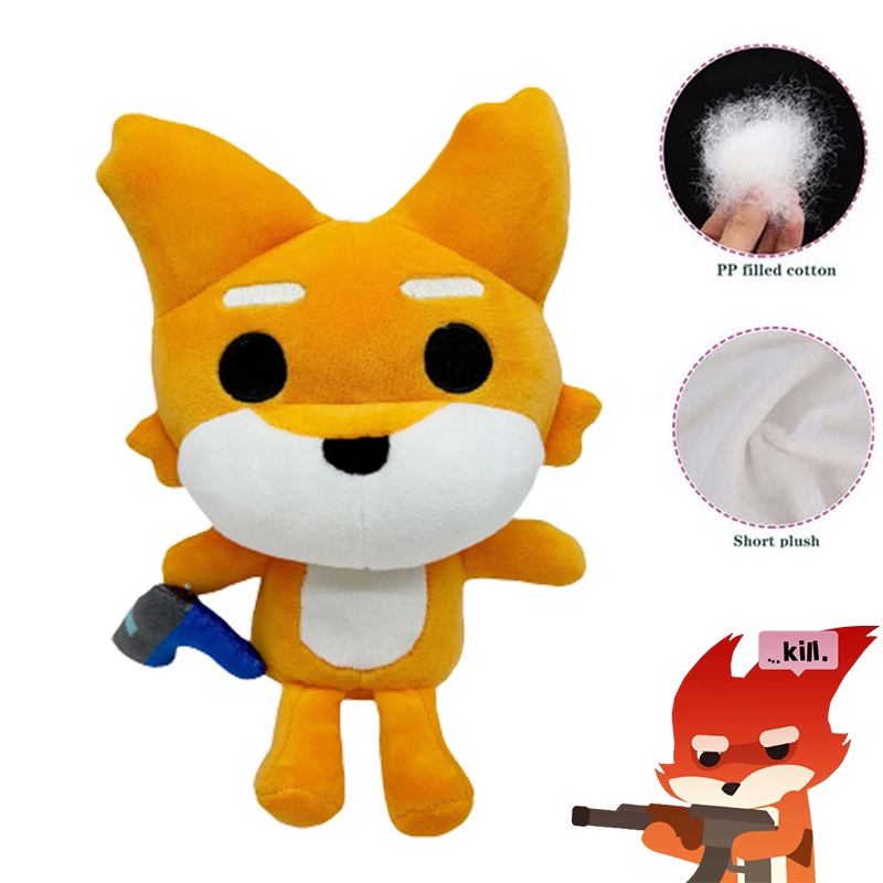 Charming Super Animal Royale Fox Mainan Mewah Kualitas Boneka Boneka Boneka Anak Xmas Hadiah Decor