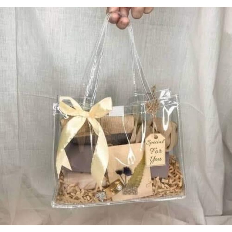 Tas Hampers Mika Transparan/Tas Sovenir