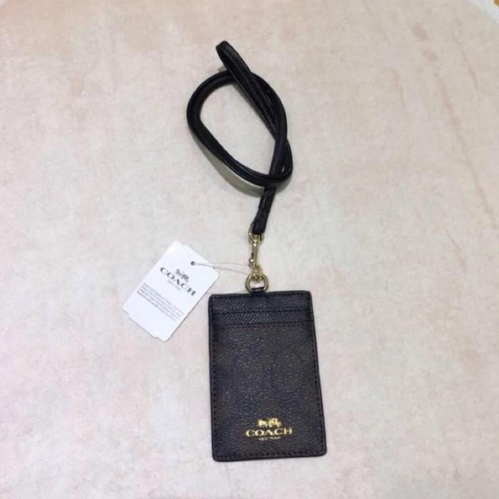

Coach Lanyard Brown Signature